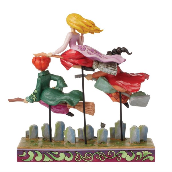 Figurine Les Sœurs Sanderson volent Hocus Pocus - DISNEY TRADITIONS