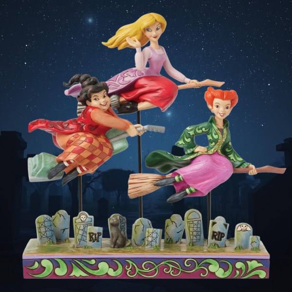 Figurine Les Sœurs Sanderson volent Hocus Pocus - DISNEY TRADITIONS
