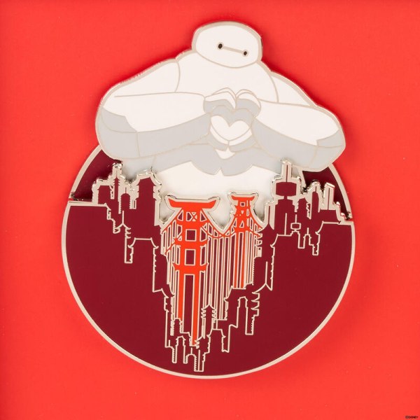 Pin's coffret collector Baymax aime San Fransokyo 10e anniversaire  - DISNEY LOUNGEFLY Les Nouveaux Héros