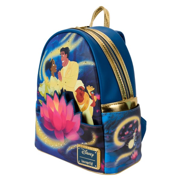 Mini sac à dos lumineux Tiana et Prince Naveen - DISNEY LOUNGEFLY La Princesse et la Grenouille 15e anniversaire