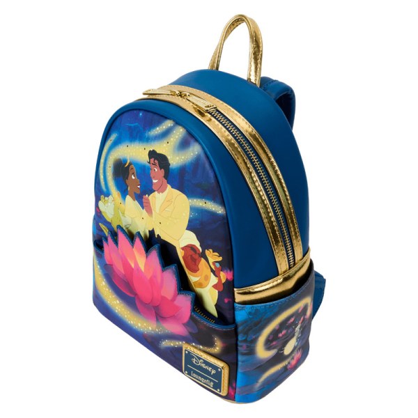 Mini sac à dos lumineux Tiana et Prince Naveen - DISNEY LOUNGEFLY La Princesse et la Grenouille 15e anniversaire