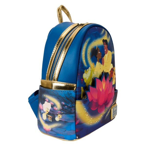 Mini sac à dos lumineux Tiana et Prince Naveen - DISNEY LOUNGEFLY La Princesse et la Grenouille 15e anniversaire