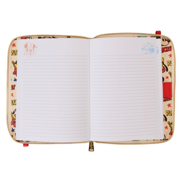 Journal à bandoulière rechargeable Mickey & Friends - DISNEY LOUNGEFLY
