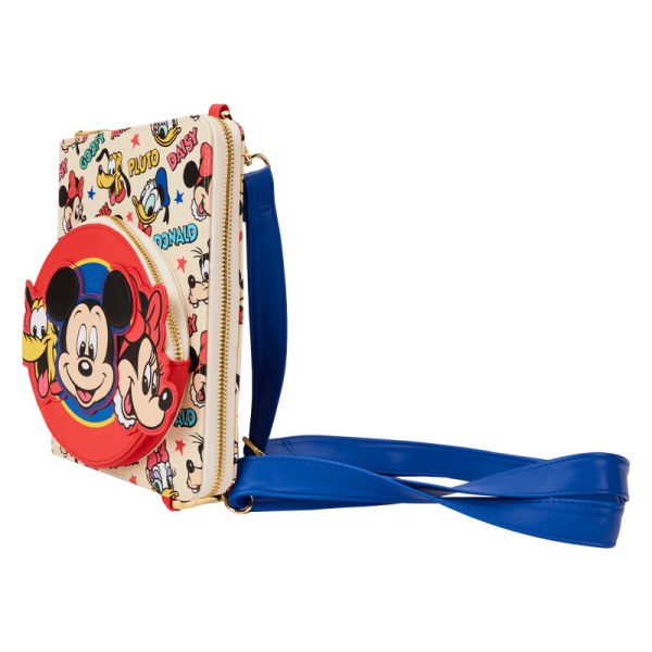 Journal à bandoulière rechargeable Mickey & Friends - DISNEY LOUNGEFLY