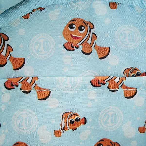 Sac à bandoulière bubble pocket - DISNEY LOUNGEFLY Le Monde de Nemo 20e anniversaire