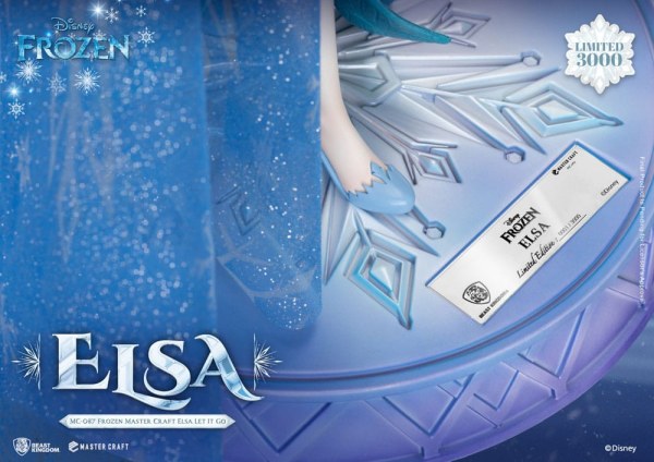 Statuette Disney La Reine Des Neiges Master Craft Elsa Let It Go 40 cm