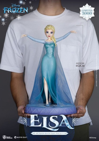 Statuette Disney La Reine Des Neiges Master Craft Elsa Let It Go 40 cm