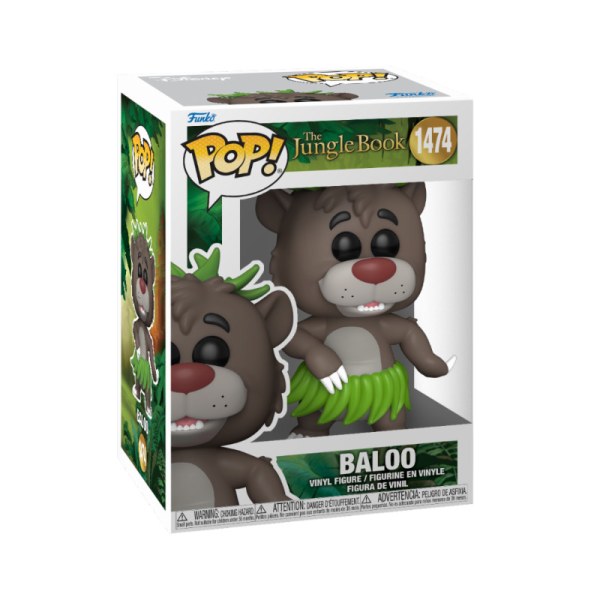 FUNKO POP ! 1474 Baloo - Disney Le Livre de la Jungle