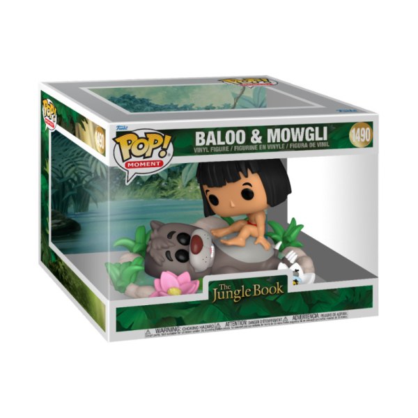 Funko Pop Moment ! 1490 Baloo et Mowgli - Le Livre de la Jungle Disney