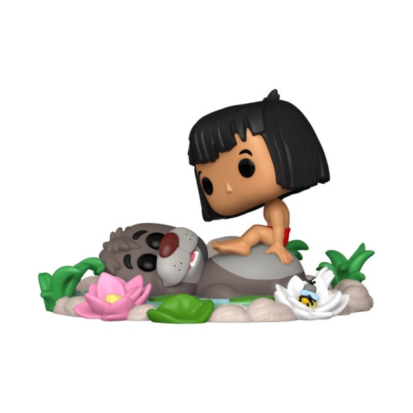 Funko Pop Moment ! 1490 Baloo et Mowgli - Le Livre de la Jungle Disney