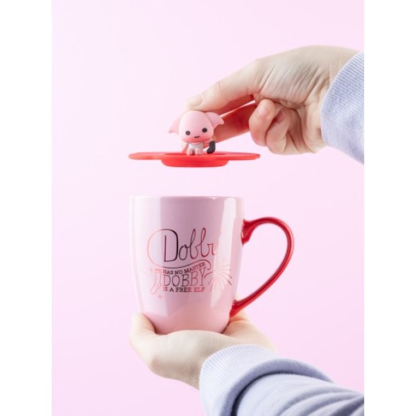 MUG PREMIUM AVEC COUVERCLE DOBBY - HARRY POTTER