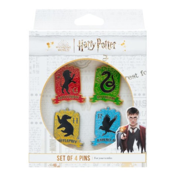 SET DE 4 PINS MAISONS DE POUDLARD - HARRY POTTER