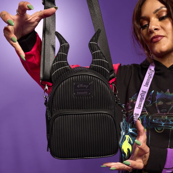 Convertible mini sac à dos & sac à bandoulière Maléfique Dragon - DISNEY LOUNGEFLY La Belle au bois dormant
