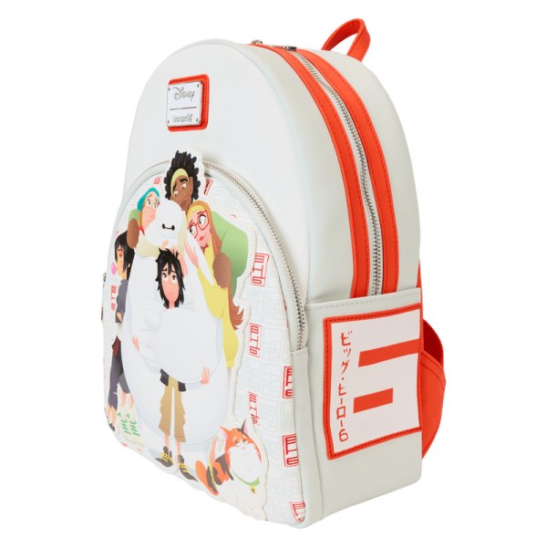 Mini sac à dos Baymax & Friends - DISNEY LOUNGEFLY Les Nouveaux Héros 10e anniversaire