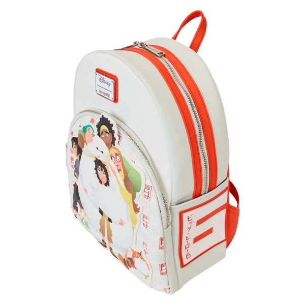 Mini sac à dos Baymax & Friends - DISNEY LOUNGEFLY Les Nouveaux Héros 10e anniversaire