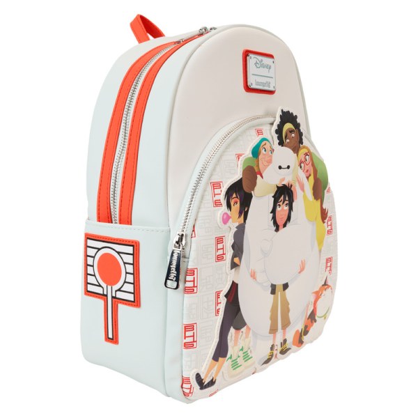 Mini sac à dos Baymax & Friends - DISNEY LOUNGEFLY Les Nouveaux Héros 10e anniversaire
