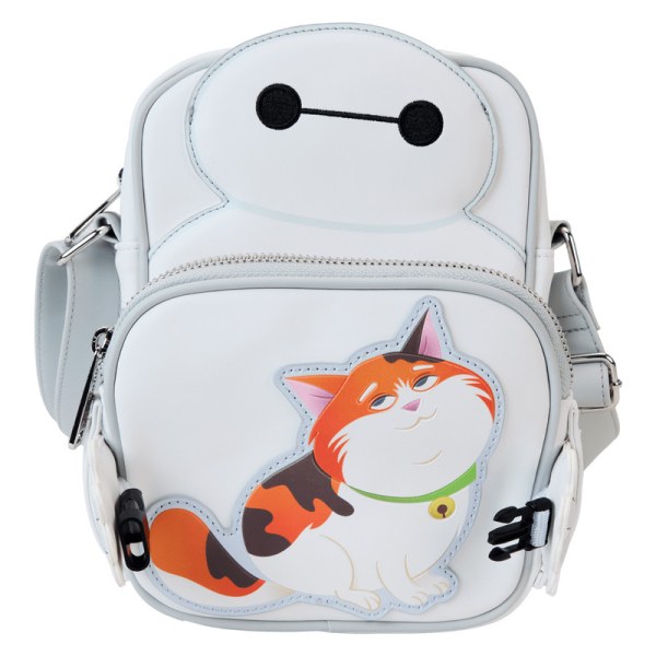 Sac à bandoulière avec porte-monnaie Baymax & Mochi - DISNEY LOUNGEFLY Les Nouveaux Héros 10e anniversaire