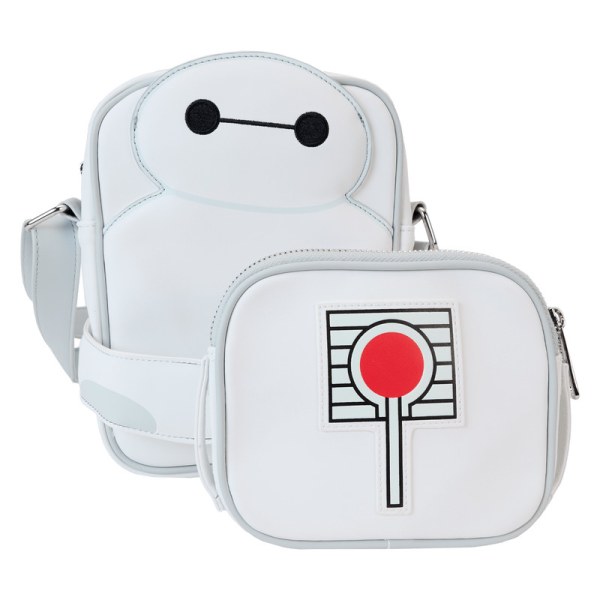 Sac à bandoulière avec porte-monnaie Baymax & Mochi - DISNEY LOUNGEFLY Les Nouveaux Héros 10e anniversaire