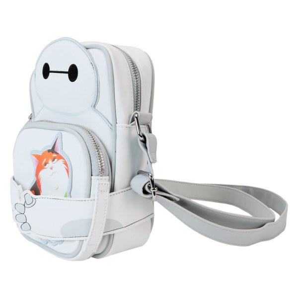 Sac à bandoulière avec porte-monnaie Baymax & Mochi - DISNEY LOUNGEFLY Les Nouveaux Héros 10e anniversaire