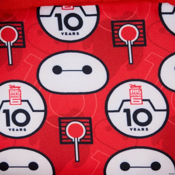 Sac à bandoulière avec porte-monnaie Baymax & Mochi - DISNEY LOUNGEFLY Les Nouveaux Héros 10e anniversaire