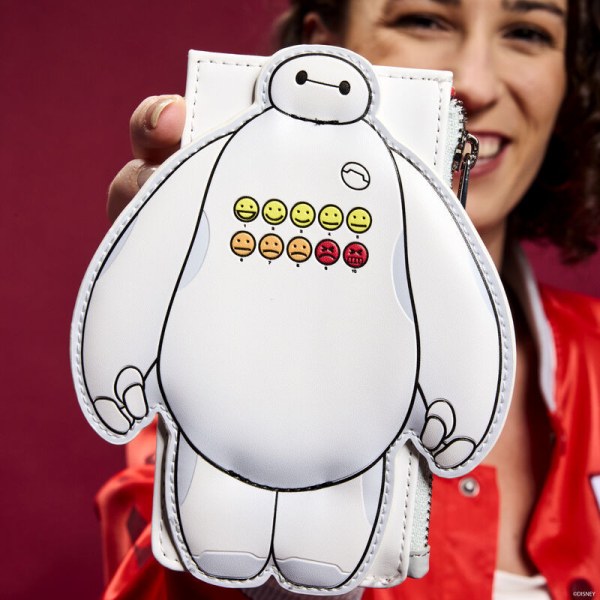 Grand porte-cartes Baymax échelle de douleur - DISNEY LOUNGEFLY Les Nouveaux Héros 10e anniversaire