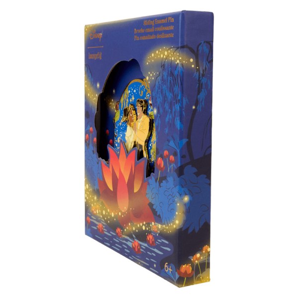 Pin offret collector phosphorescent Tiana & Naveen - DISNEY LOUNGEFLY La Princesse et la Grenouille 15e anniversaire