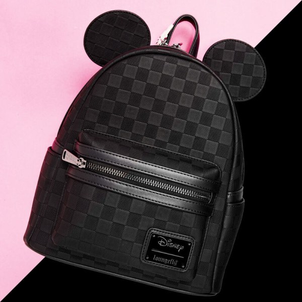 Mini sac à dos à carreaux Mickey Mouse - DISNEY LOUNGEFLY