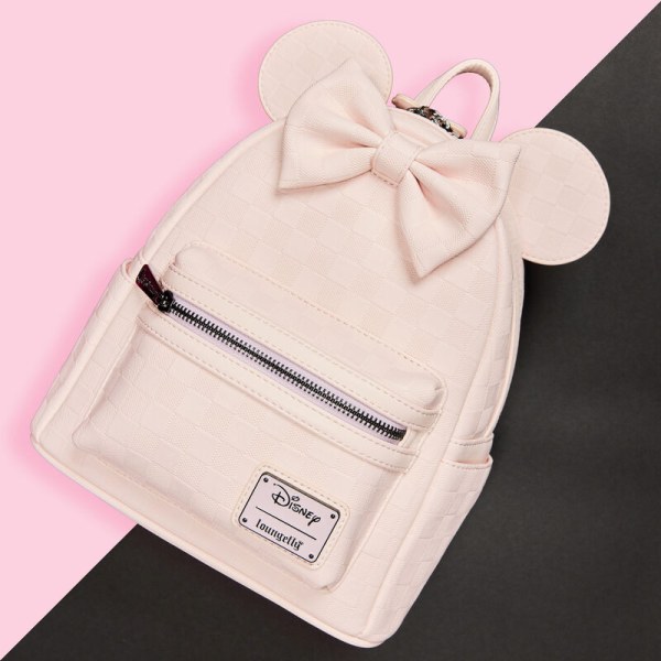 Mini sac à dos à carreaux Minnie Mouse - DISNEY LOUNGEFLY