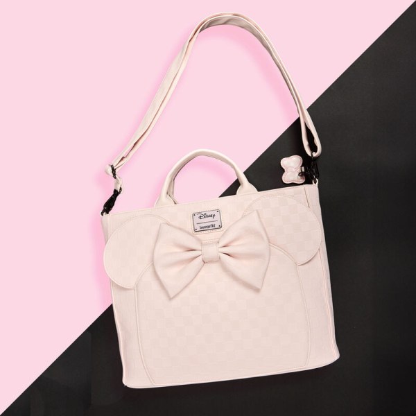 Convertible sac à dos et Tote bag à carreaux Minnie Mouse - DISNEY LOUNGEFLY