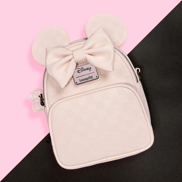 Convertible mini sac à dos et sac à bandoulière Minnie Mouse - DISNEY LOUNGEFLY