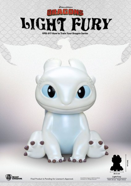 Dragons tirelire Funktional Figure Light Fury 35 cm