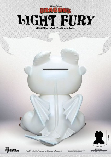 Dragons tirelire Funktional Figure Light Fury 35 cm