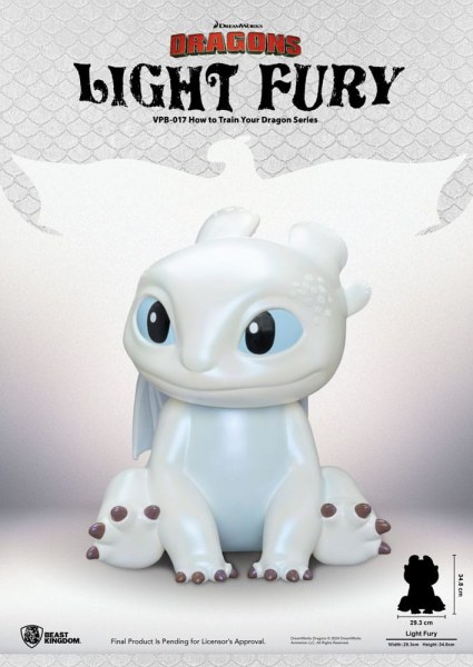 Dragons tirelire Funktional Figure Light Fury 35 cm