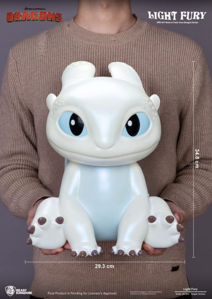 Dragons tirelire Funktional Figure Light Fury 35 cm