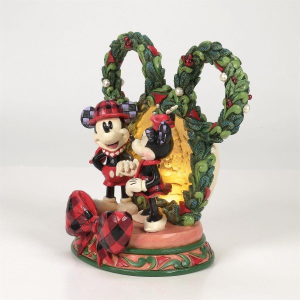 Diorama LED Mickey et Minnie - Disney Traditions