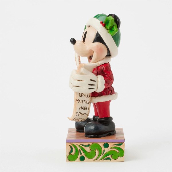 Mickey Père Noël avec liste - Disney Traditions