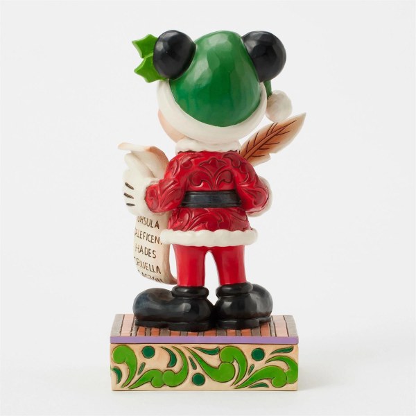 Mickey Père Noël avec liste - Disney Traditions