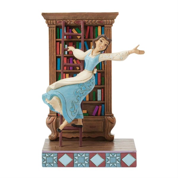 Belle dans sa bibliothèque – Disney Traditions