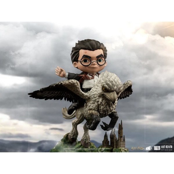 Figurine Minico Harry Potter et Buck l'Hyppogriffe - Harry Potter