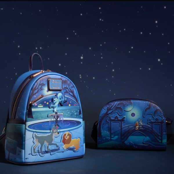 Mini sac à dos La Belle et le Clochard 70e anniversaire - DISNEY LOUNGEFLY