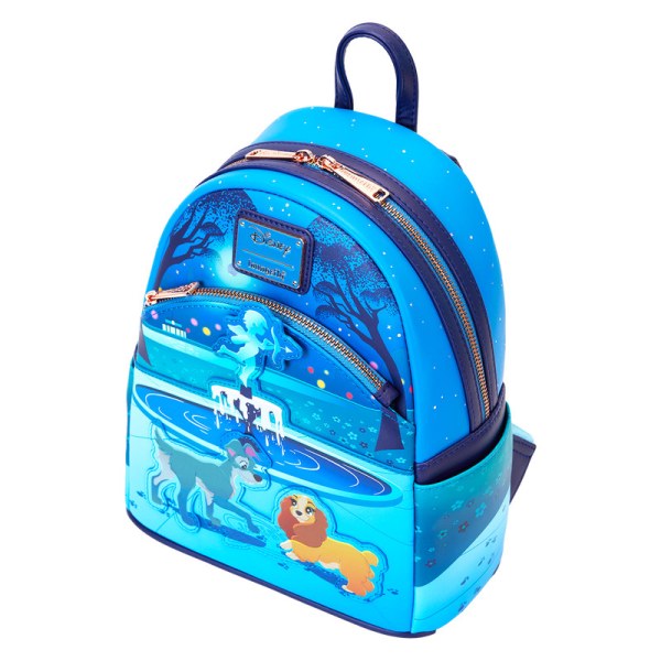 Mini sac à dos La Belle et le Clochard 70e anniversaire - DISNEY LOUNGEFLY