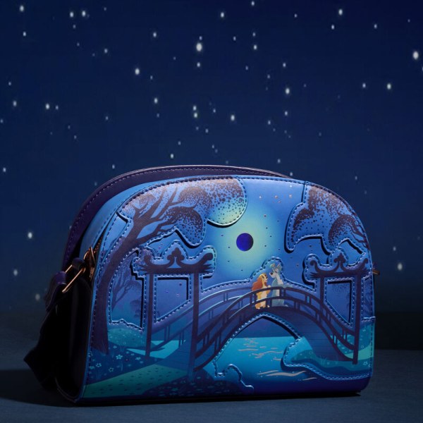 Sac à Bandoulière La Belle et le Clochard 70e anniversaire - DISNEY LOUNGEFLY