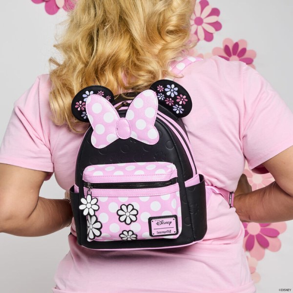 Mini sac à dos Minnie Mouse Floral Rock The Dots - DISNEY LOUNGEFLY