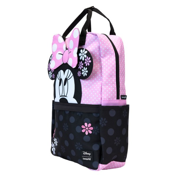 Sac à dos en nylon à imprimé floral Minnie Mouse Rock The Dots - DISNEY LOUNGEFLY