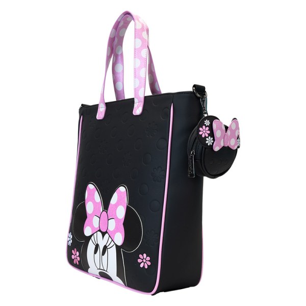 Tote bag avec porte-monnaie à motif floral Minnie Mouse Rock The Dots - DISNEY LOUNGEFLY