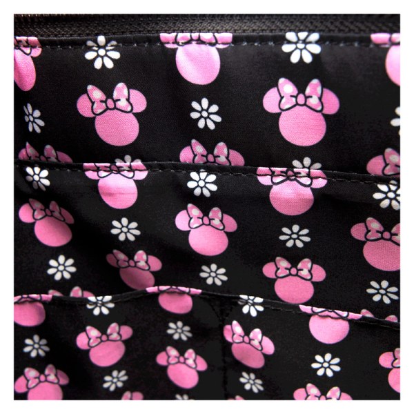 Tote bag avec porte-monnaie à motif floral Minnie Mouse Rock The Dots - DISNEY LOUNGEFLY
