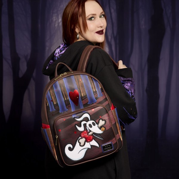 Sac à dos Zéro Holiday Doors - DISNEY LOUNGEFLY L'étrange Noël de Monsieur Jack