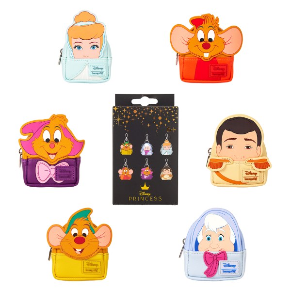 Porte-clés mystère mini sac à dos Cendrillon 75e anniversaire - Disney Loungefly