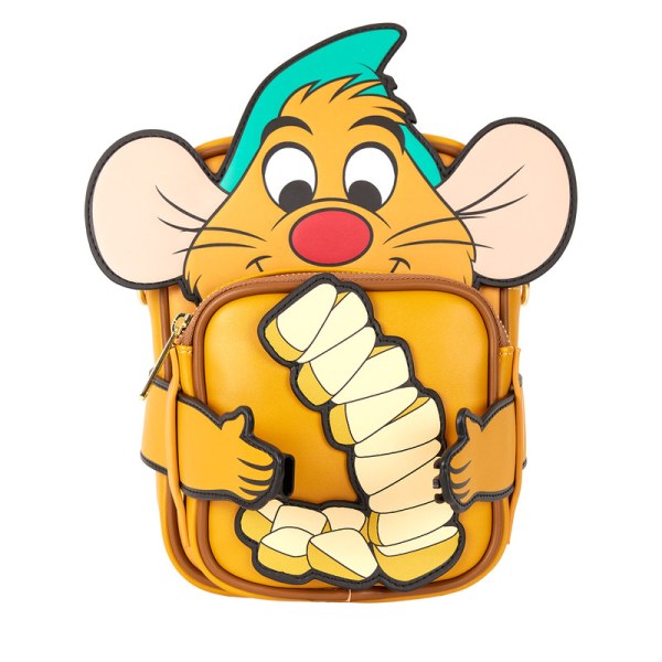 Sac à bandoulière avec porte-monnaie Gus Gus - DISNEY LOUNGEFLY Cendrillon 75e anniversaire