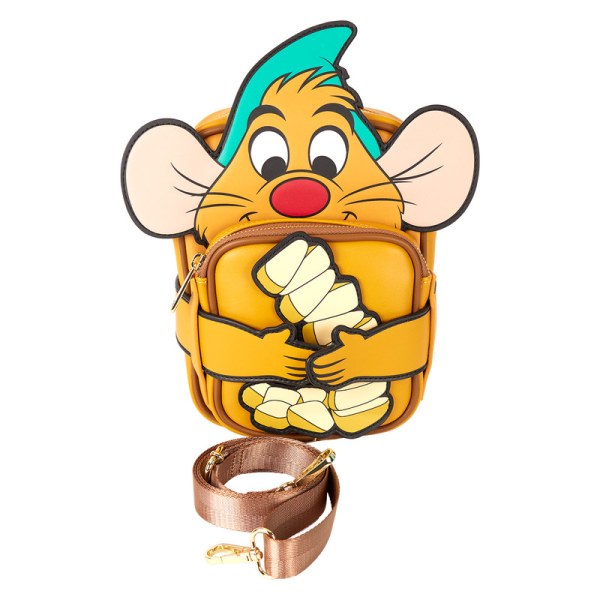 Sac à bandoulière avec porte-monnaie Gus Gus - DISNEY LOUNGEFLY Cendrillon 75e anniversaire